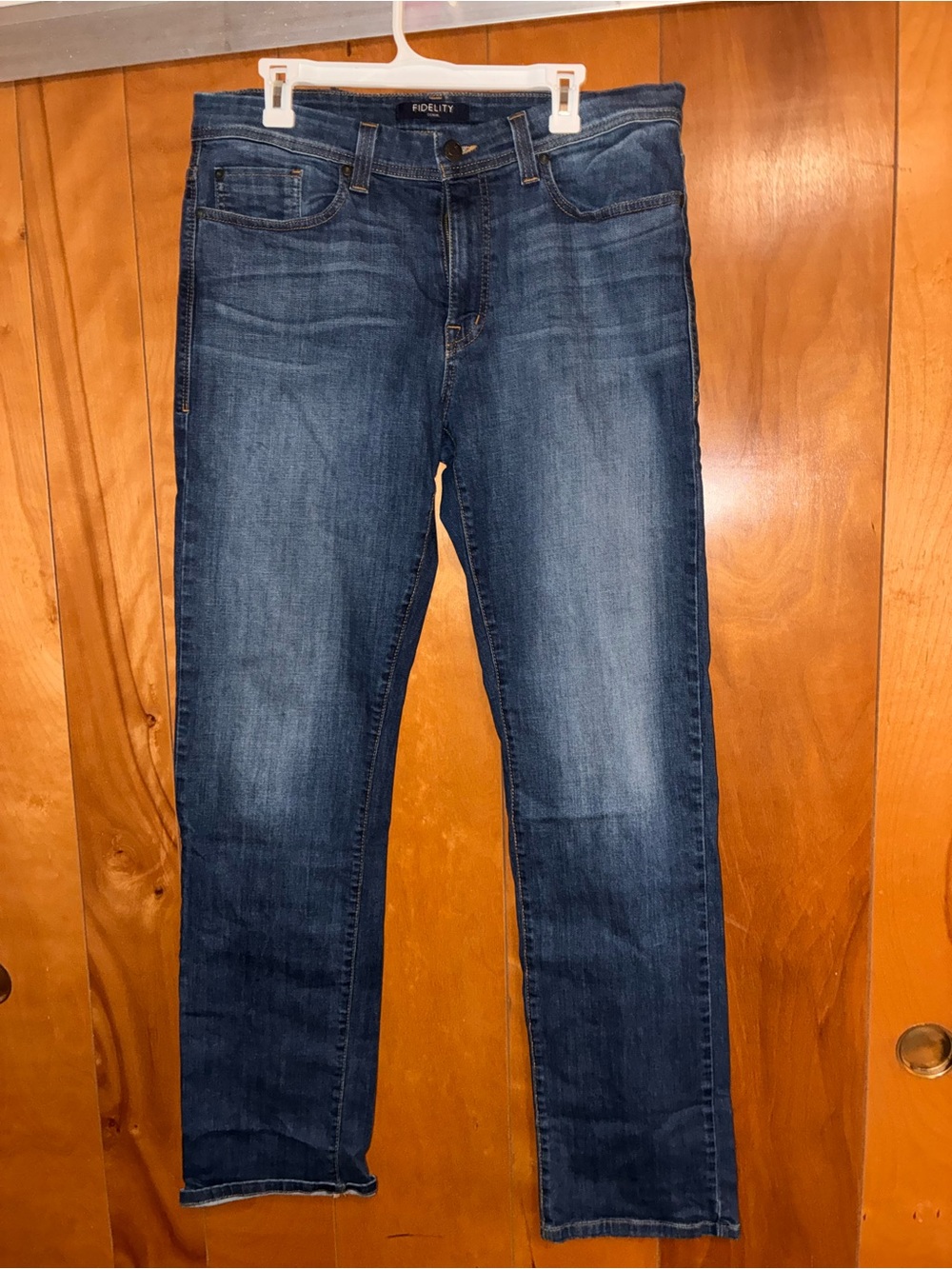 Fidelity Men’s Slim Jeans in Dark Blue Wash 36x34